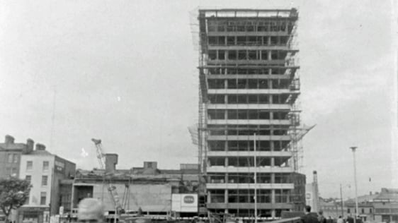 Liberty Hall under construction in 1963