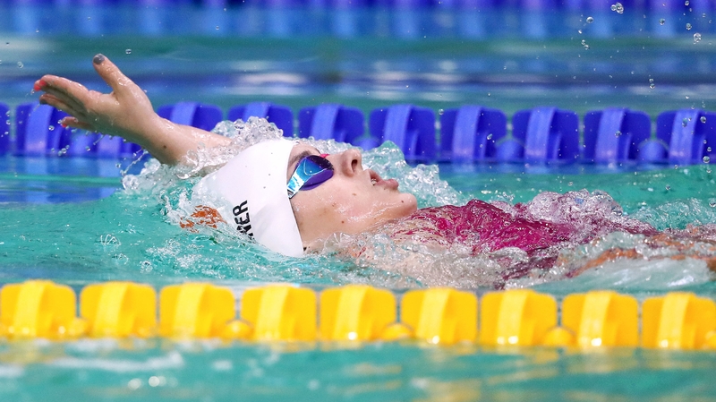 Nicole Turner is in the final of the 50 fly