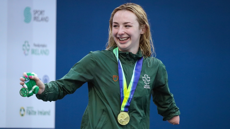 Ellen Keane with her gold medal
