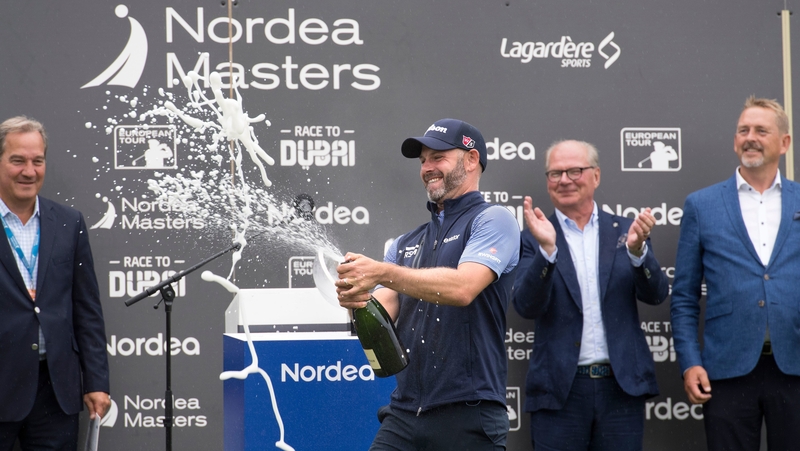 Waring celebrates his maiden win