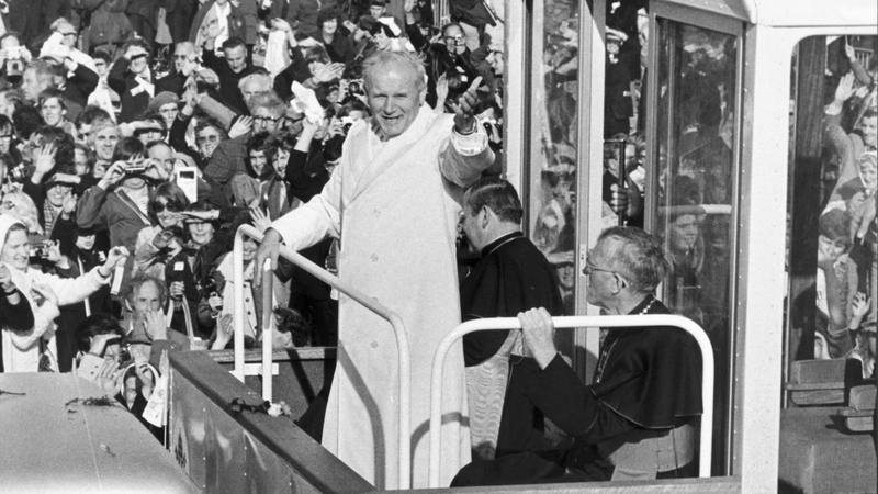 Pope John Paul II in the Phoenix Park