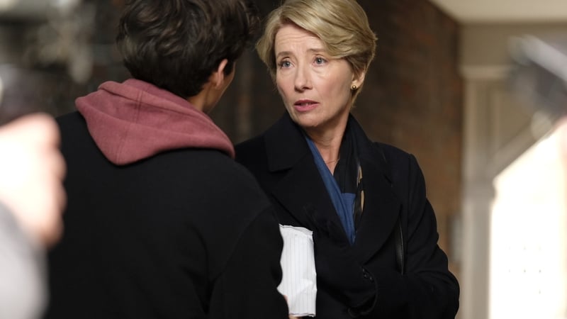 Fionn Whitehead and Emma Thompson in The Children Act