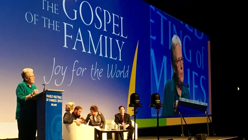 Marie Collins was part of the panel discussing child safeguarding issues