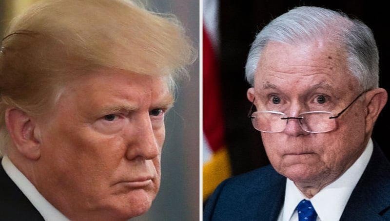 Donald Trump has not forgiven his AG for recusing himself in Russia investigation