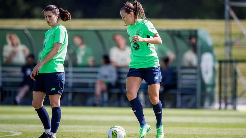 Niamh Fahey and Katie McCabe are both named in the Ireland squad