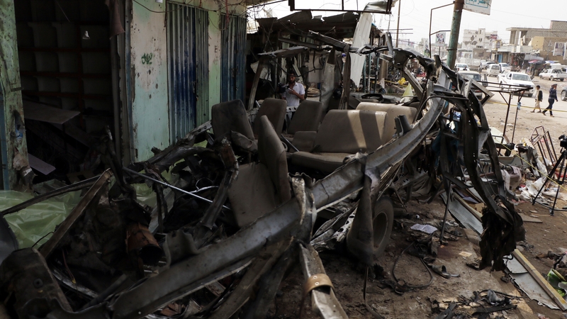 The strike comes less than two weeks after another strike which left 40 children dead (file pic)