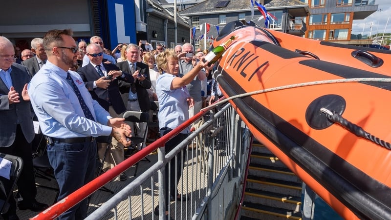 'The Miss Sally Anne Baggy 11' was officially named in Kinsale today