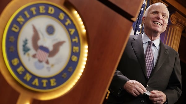 John McCain spent 35 years in politics