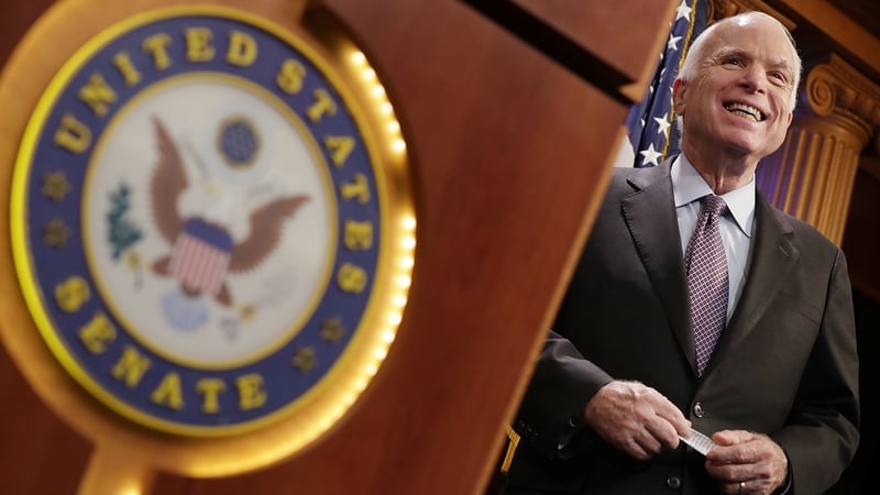 "John McCain's death has brought a reminder to America of a rare capacity in a politician to generate bipartisan affection and the potential for generosity of spirit"