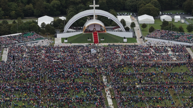 Tens of thousands of people attended the Papal Mass