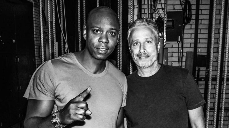 Dave Chapelle and Jon Stewart