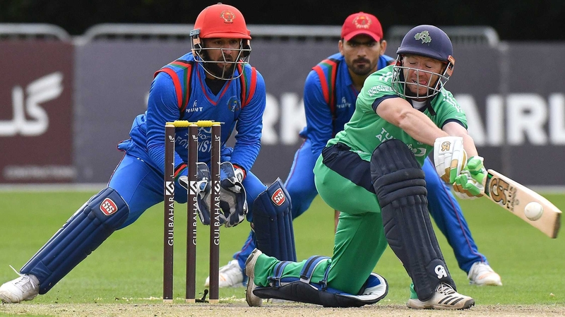 Ireland's Niall O'Brien in action against Afghanistan