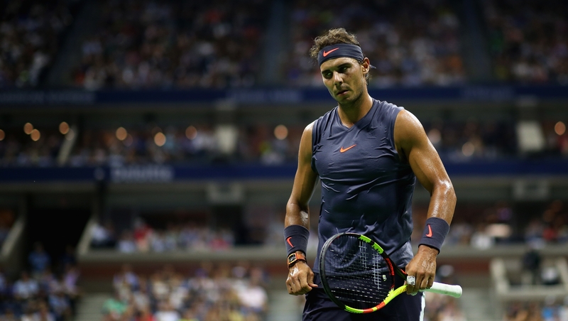 Rafael Nadal had a short night