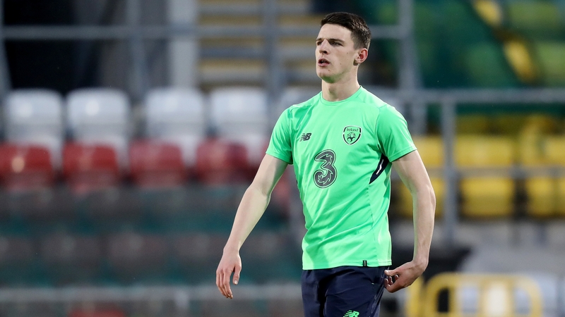 Declan Rice played three senior internationals for Ireland