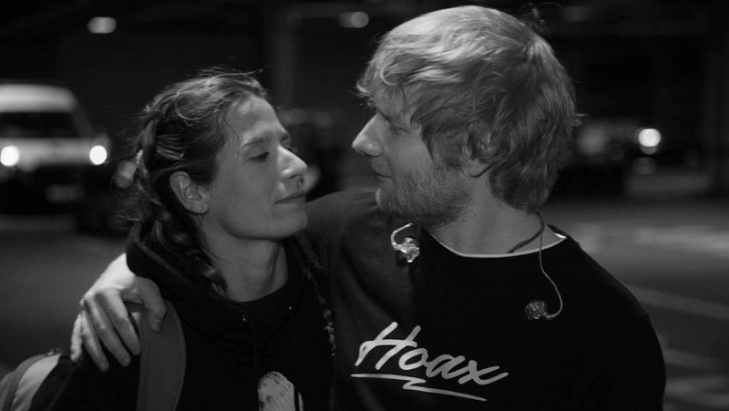 Ed Sheeran hints he has tied the knot with Cherry Seaborn. Image via Ed Sheeran/Instagram