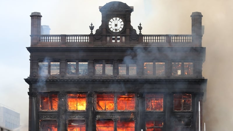 The Bank Buildings in Belfast city centre was badly damaged by a blaze in 2018