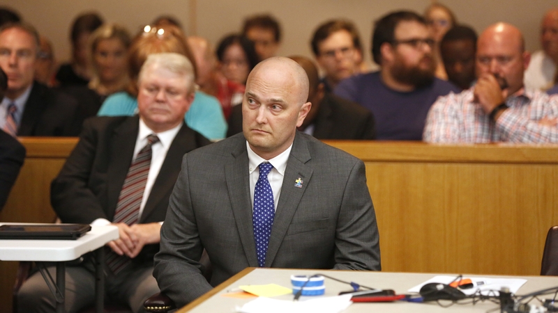 Roy Oliver was on trial at the Frank Crowley Courts Building in Dallas