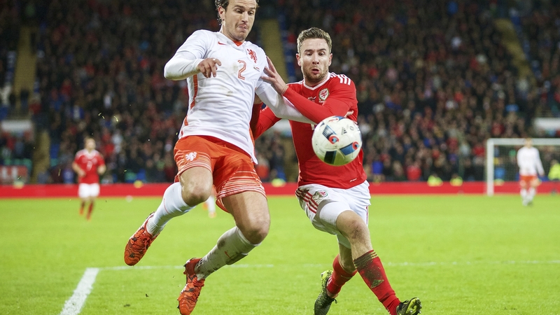 Paul Dummett (R) last played for Wales in November 2015