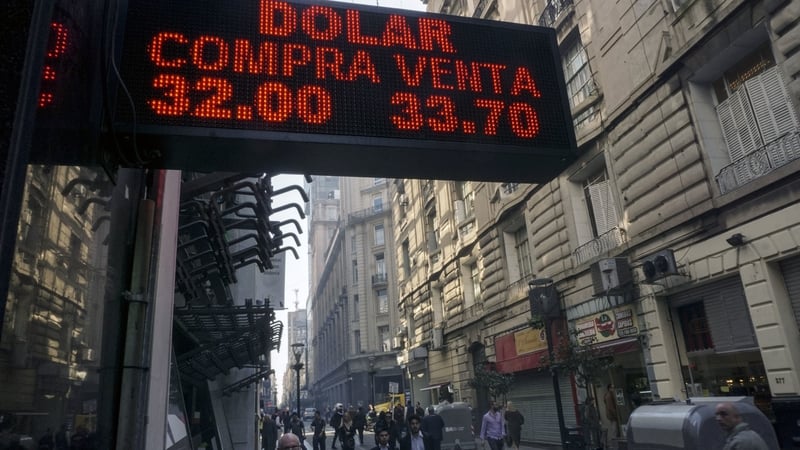 Argentina's peso has lost more than 40% of its value against the US dollar so far this year