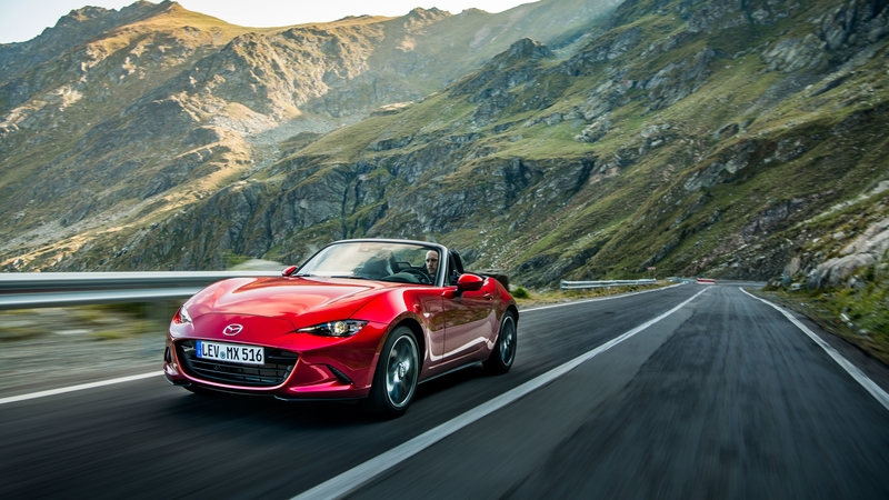 The new 2.0 litre petrol version of the Mazda MX-5.