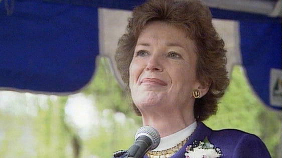 Mary Robinson in Christchurch, New Zealand (1993)