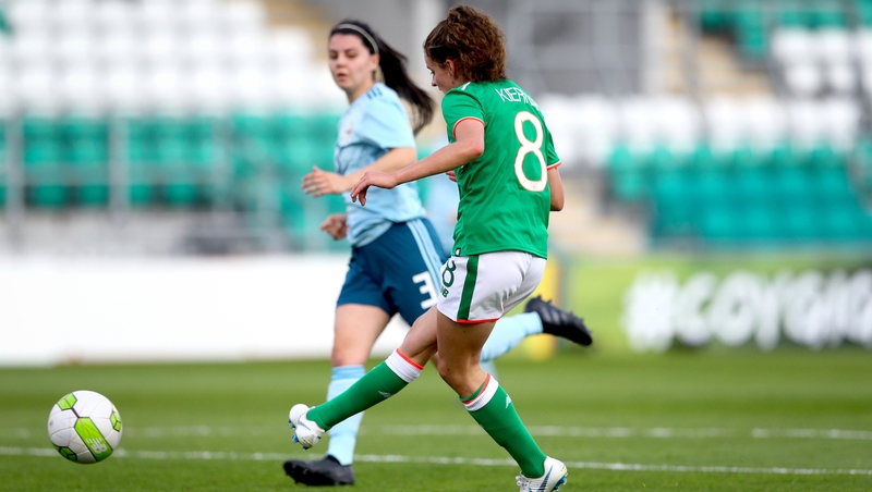 Leanne Kiernan scores her second goal