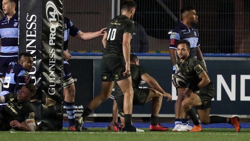 Jamison Gibson-Park was among the try scorers for Leinster