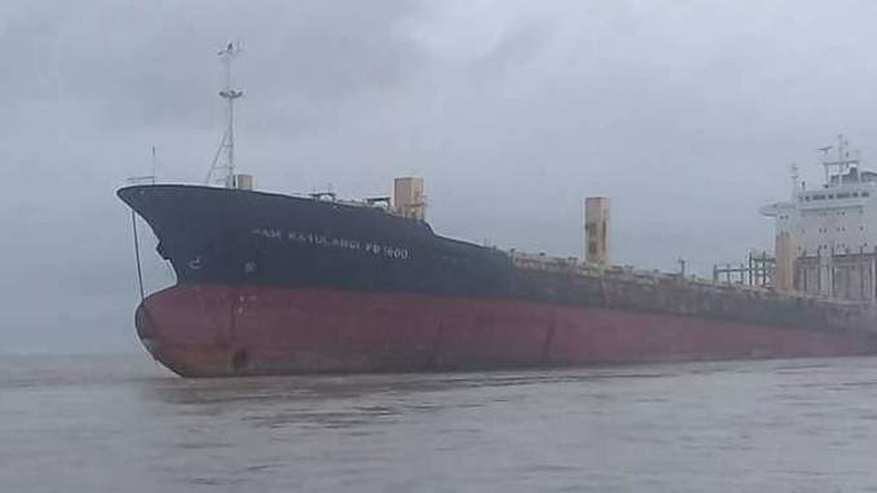 Fishermen came across the empty vessel drifting in the Gulf of Martaban