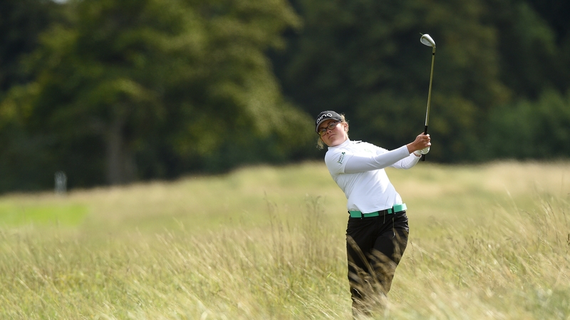 Annabel Wilson in action for Ireland