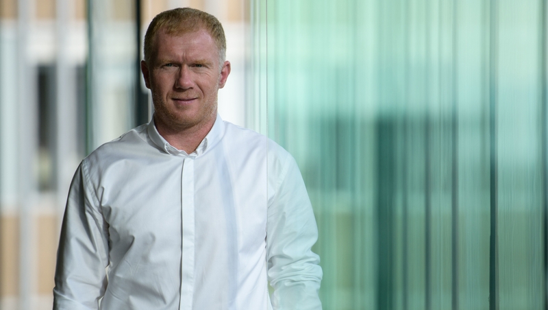 Paul Scholes lined out for Royton Town in the 11th tier of English football