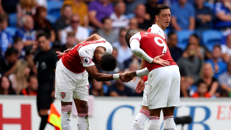 Alexandre Lacazette and Pierre-Emerick Aubameyang found the net