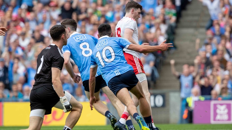 Niall Scully wheels away after his first-half goal