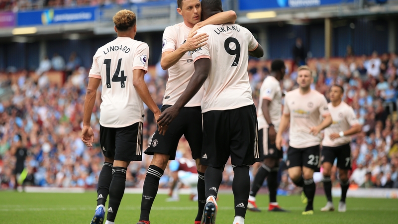 Manchester United battled to a 2-0 victory over Burnely
