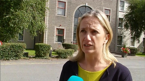 Journalist Gemma O'Doherty was among those addressing the meeting
