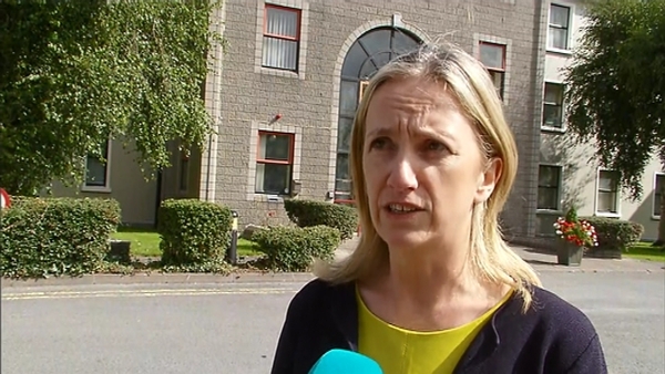 Journalist Gemma O'Doherty was among those addressing the meeting