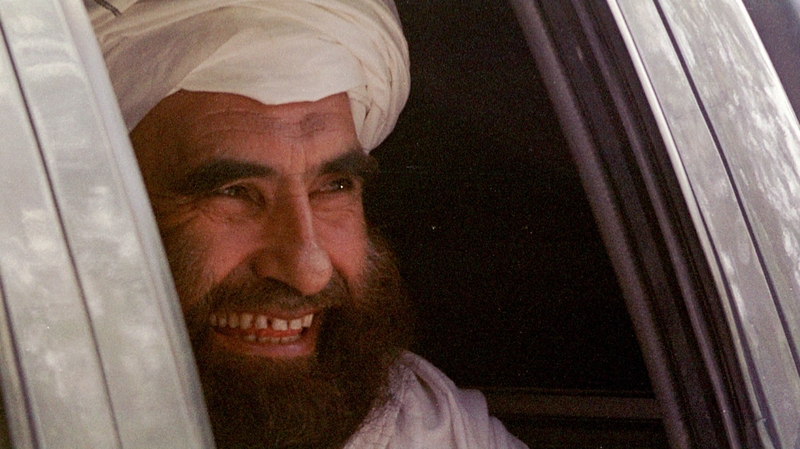 Haqqani network founder Jalaluddin Haqqani in Pakistan in 2001