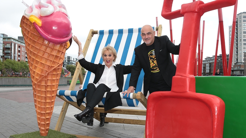 Sherrie Hewson and Derren Litten camp it up at Dublin's Bord Gáis Energy Theatre. All photos: Brian McEvoy