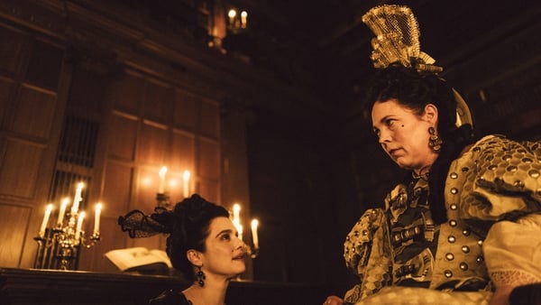 Rachel Weisz and Olivia Colman in The Favourite
