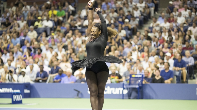 Serena Williams remains on track to add to her haul of grand slams