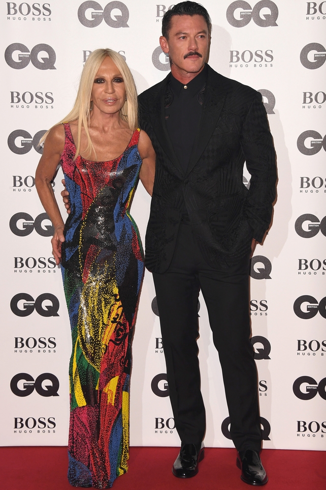 Donatella Versace, Luke Evans
