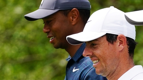 Woods and McIlroy playing together