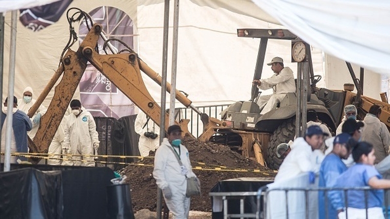 A number of sites are being examined after years of power struggles between rival drug cartels