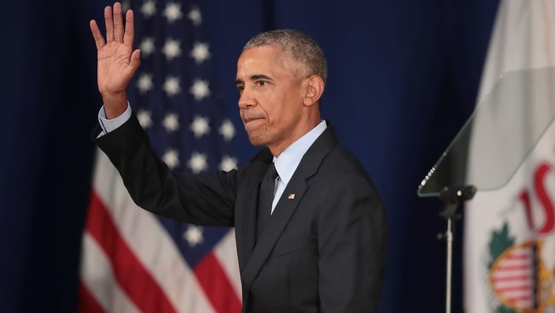 Barack Obama has largely avoided the spotlight since Donald Trump succeeded him last year