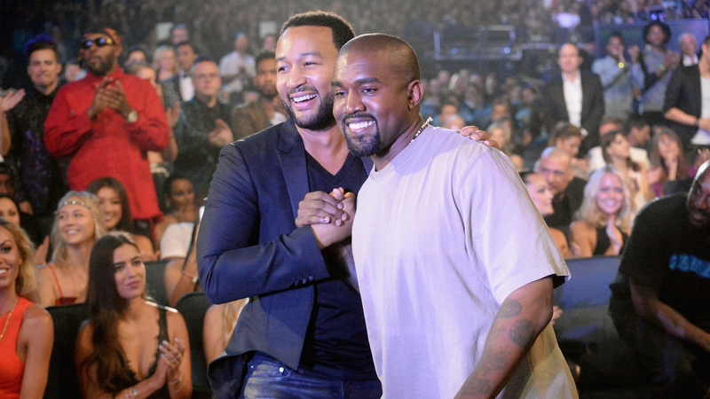 John Legend and Kanye West
