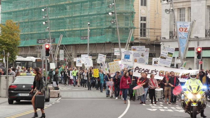 The march was organised by Cork Climate Action, a coalition of NGOs and individuals concerned about the threat to the world