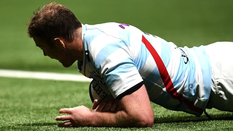 Donnacha Ryan scored an early try for Racing 92