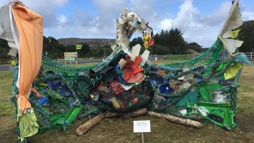 Belfast-based artist Niamh McCann turned the waste into art