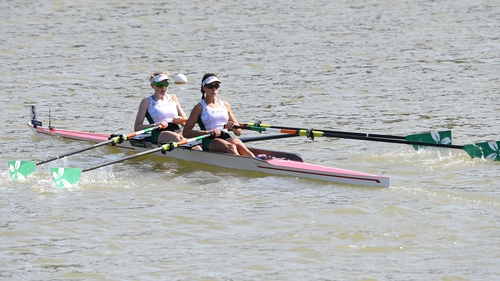 Ireland's Denise Walsh and Aoife Casey