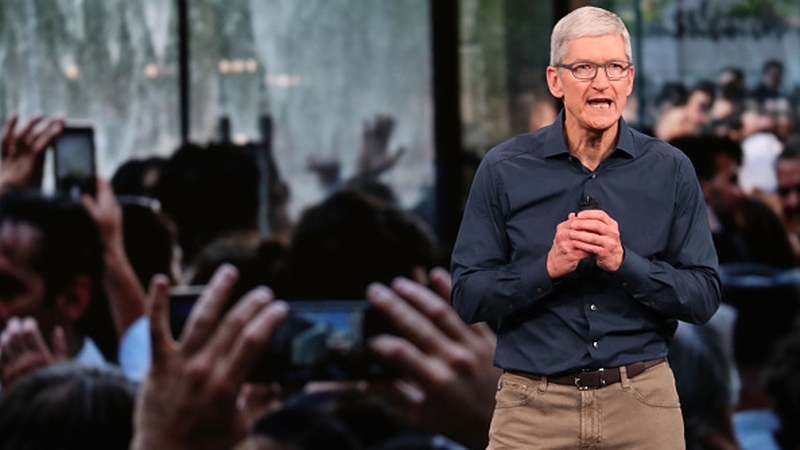 Apple CEO Tim Cook revealed the company was about to ship its 2 billionth iOS device