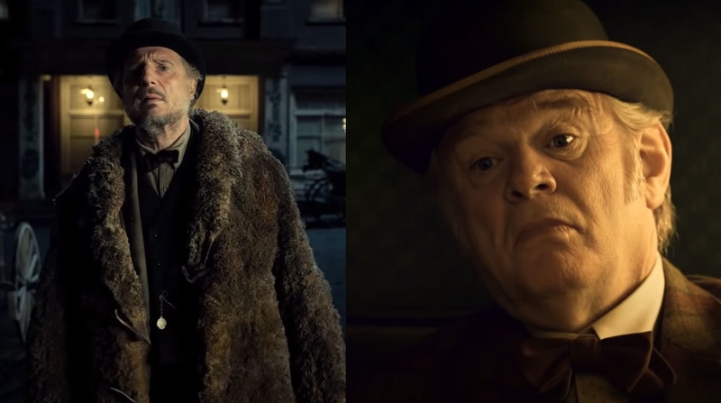 Liam Neeson and Brendan Gleeson in The Ballad of Buster Scruggs